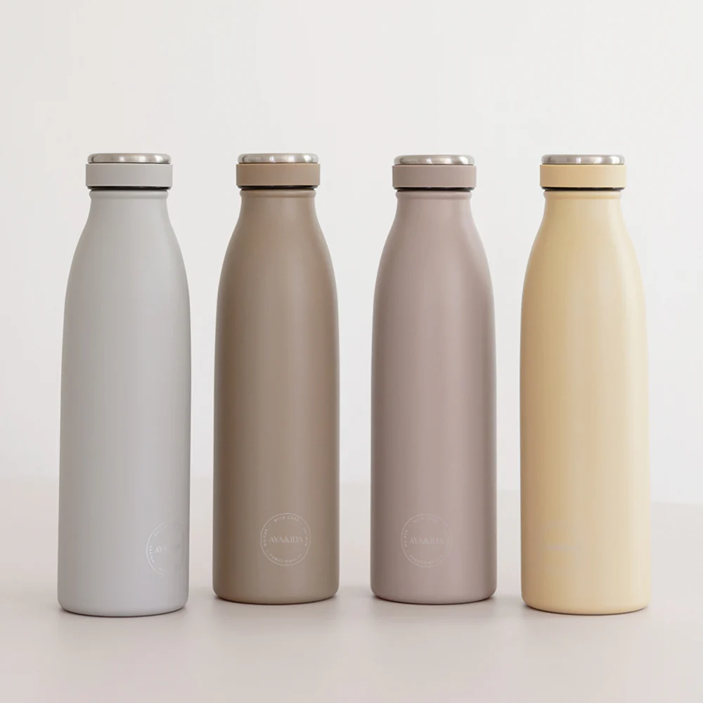 AYA&IDA Drikkeflaske - Cream Beige (500ml) - Image 3